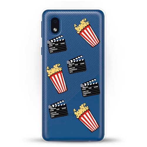 фото Силиконовый чехол movie на samsung galaxy a01 core andy & paul