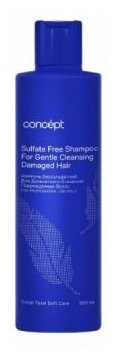 Шампунь Concept Salon Total Soft Care - Sulfate Free Shampoo Шампунь бессульфатный для деликатного очищения поврежденных волос 300 мл.
