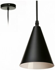 Светильник подвесной "Конус" 1x40Вт E27 черный 12х12х16-96 см 3950400