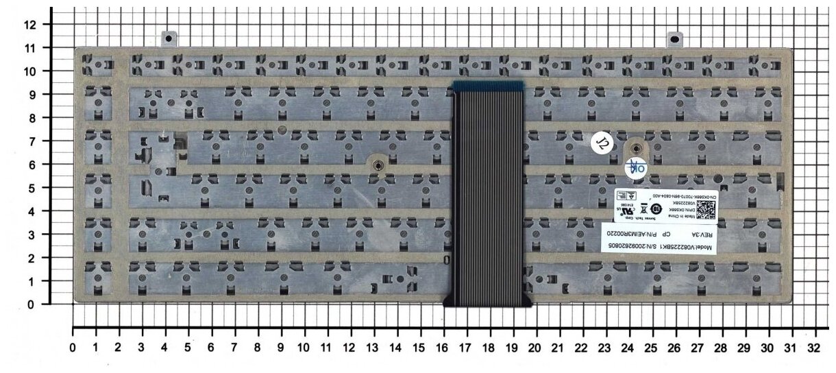 Клавиатура для ноутбука Dell Studio 1340 Русская черная без подсветки
