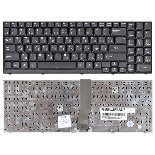 Клавиатура для ноутбука LG LW65 черная