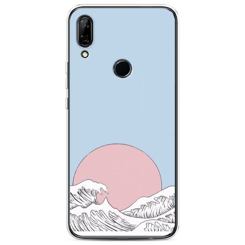 фото Силиконовый чехол "японское солнце" на huawei p smart z / хуавей п смарт z case place