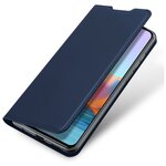 Чехол книжка DUX DUCIS для Xiaomi Redmi Note 10 Pro, синий - изображение