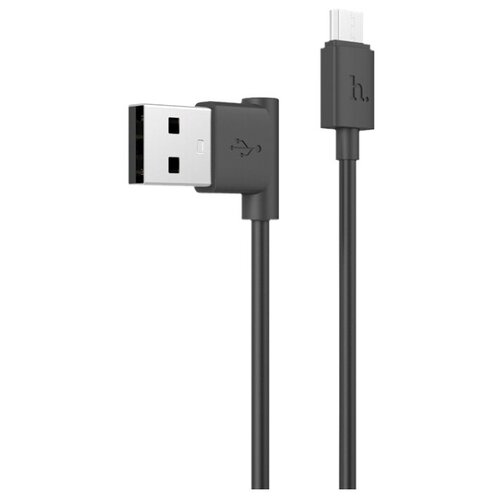 Кабель Hoco USB - MicroUSB (UPM10), 1.2 м, 1 шт., черный кабель hoco x38 usb micro usb 2 4а 1 метр черный