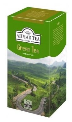 Чай зелёный Ahmad Tea, 25х2 г