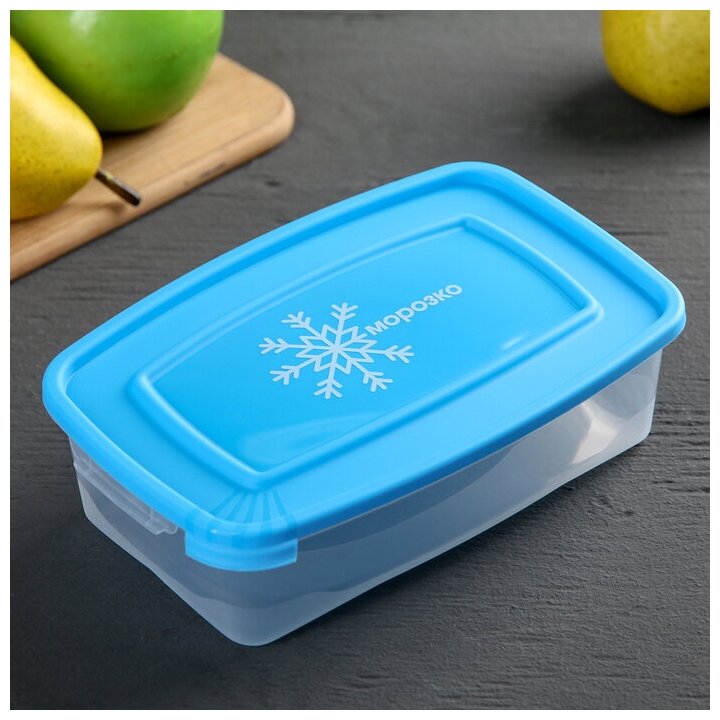 Набор контейнеров для замораживания продуктов «Морозко», 3 шт, 700 мл, цвет микс - фотография № 2