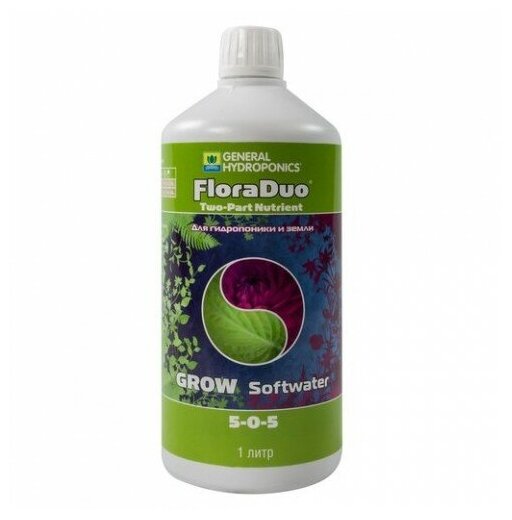 Минеральное удобрение GHE Flora Duo Grow SW (T.A. DualPart Grow SW ) 1 л - фотография № 1