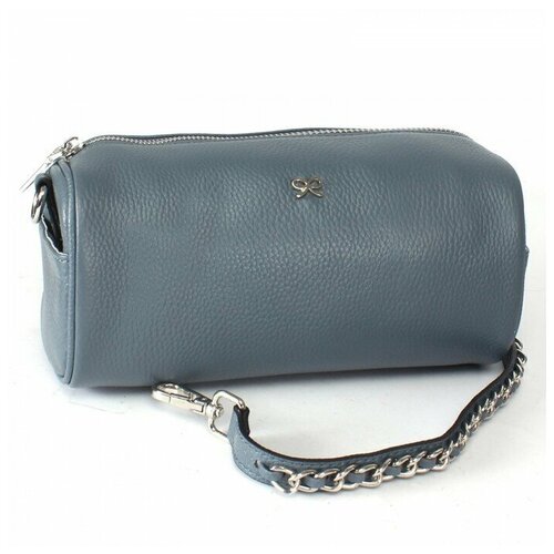 фото Сумка женская натуральная кожа gu 2066-8848, 1отд, плечевой ремень, синий sale 238167 аделия