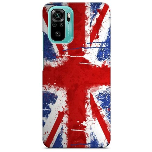 фото Пластиковый чехол "флаг великобритании 2" на xiaomi redmi note 10 / сяоми редми нот 10 case place