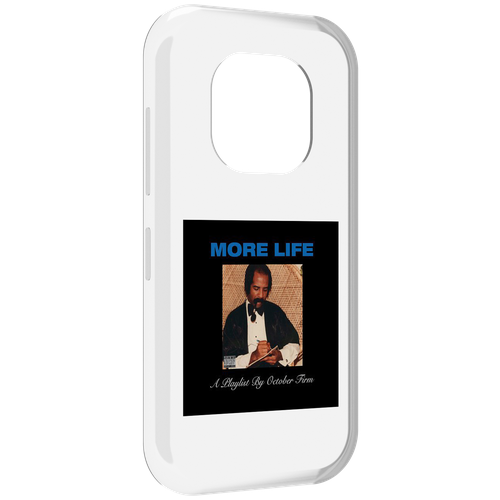 Чехол MyPads Drake - More Life для Doogee V20 задняя-панель-накладка-бампер