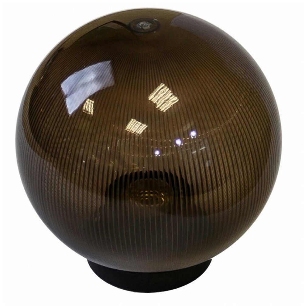 Светильник уличный SVET Анелма (SV0118-0064) E27 60 Вт черный призма круглый IP44 d250х260 мм