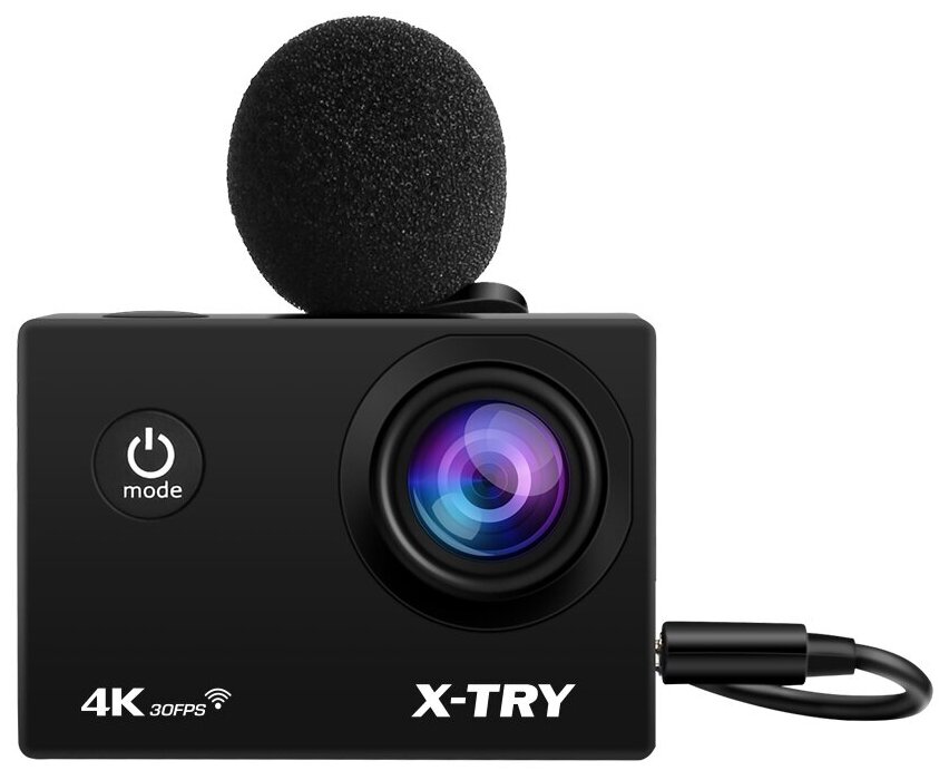 Цифровая камера X-TRY XTC183 EMR 4K WiFi + СЗУ