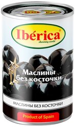 Iberica Маслины без косточки в рассоле, 420 г