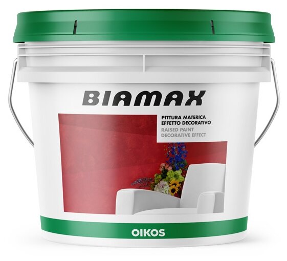 Краска акриловая Oikos Biamax 3 белый 10 л