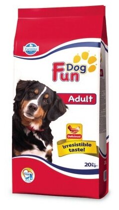 Farmina Fun Dog корм для взрослых собак всех пород, курица 10 кг
