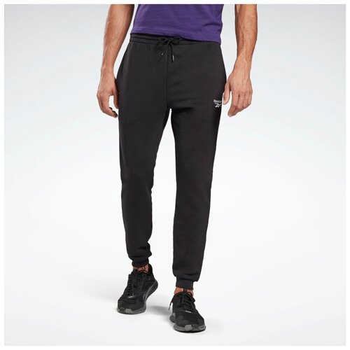 Спортивные брюки REEBOK RI FT JOGGER GJ0554 мужские, цвет чёрный, размер XL