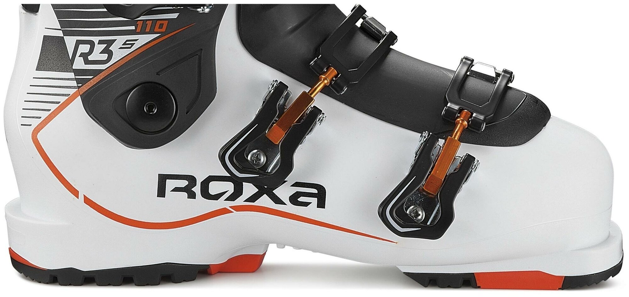Горнолыжные ботинки ROXA R3s 110 White/black (см:29,5)