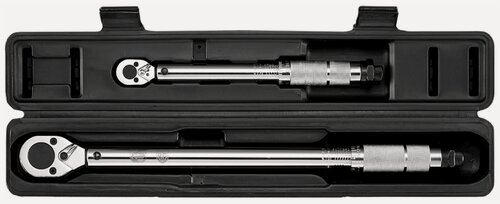 Изображение товара Набор ключей Berger BG2163 в кейсе 2 предмета 1/2" 28-210Nm 1/4" 5-25Nm, щелчкового/предельного типа