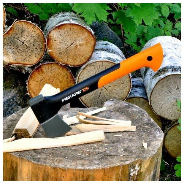 Топор туристический FISKARS Х7 35,5 см 0,85 кг - фотография № 4