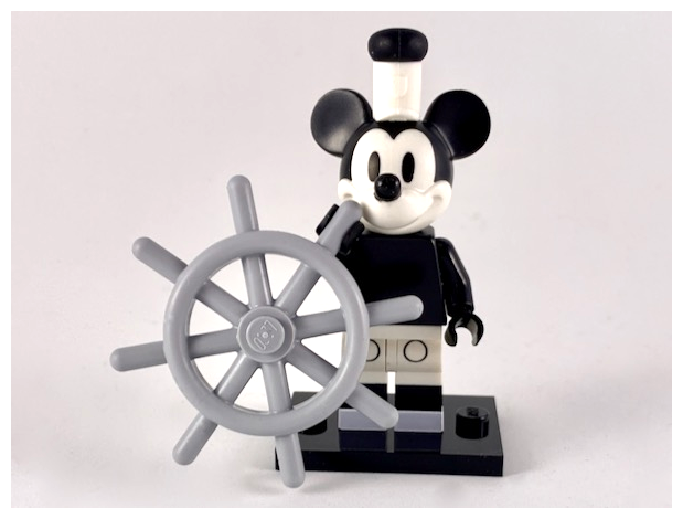 Минифигурка Лего Lego coldis2-1 Vintage Mickey, Disney, Series 2 (Complete Set with Stand and Accessories)