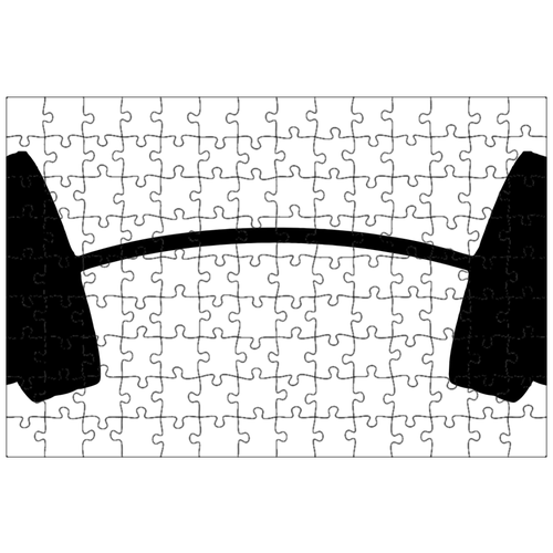 фото Магнитный пазл 27x18см."штангой, масса, насос железа" на холодильник lotsprints