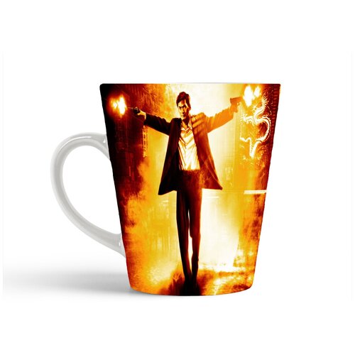 фото Кружка-латте coolpodarok john woo presents stranglehold два пистолета выстрелы