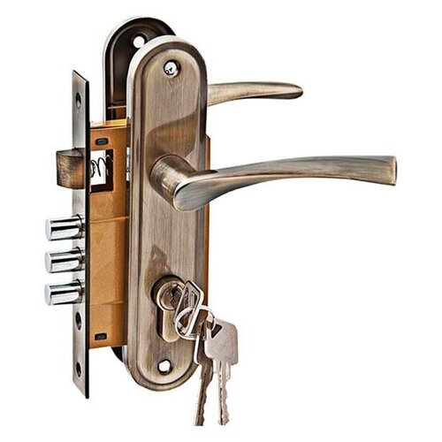 Palidore Замок врезной Palidore LH 7036-X11AB (бронза)