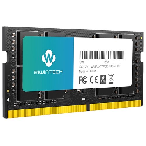 Модуль памяти DDR4 SO-DIMM 8192Mb DDR3200 BiwinTech B14AS8G53222RA 185300₽