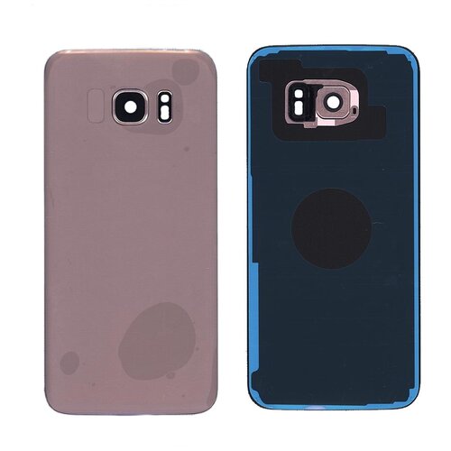 стекло камеры для мобильного телефона смартфона samsung galaxy s7 edge g935f Задняя крышка для Samsung G935F Galaxy S7 Edge розовая