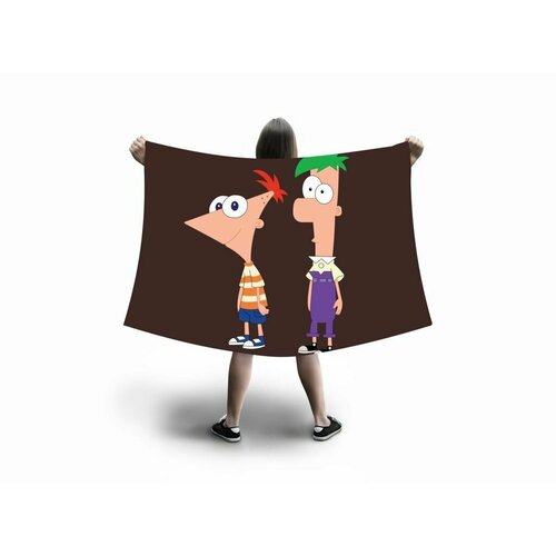 Флаг большой Финес и Ферб, Phineas and Ferb №22
