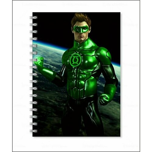 Тетрадь Зелёный фонарь, Green Lantern №6 обложка на паспорт зелёный фонарь green lantern 6