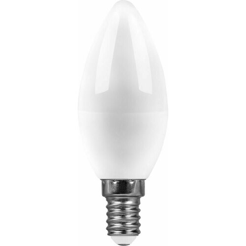 Лампа светодиодная Saffit E14 9W 6400K матовая SBC3709 10 штук В комплекте