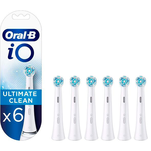 Насадки для зубной щетки Oral-B iO Ultimate Clean, белый, 6 шт 4210201417828 - фотография № 2