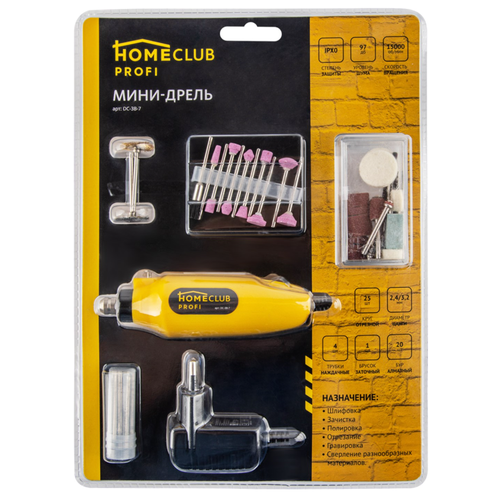 Дрель мини HOMECLUB Profi DC 3B 7