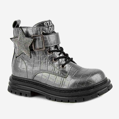 фото Ботинки kapika, размер 29, серебряный