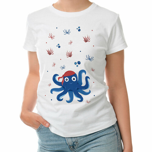 фото Футболка roly, размер s, белый