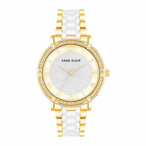 фото Наручные часы anne klein часы женские anne klein 3994wtgb, золотой, белый