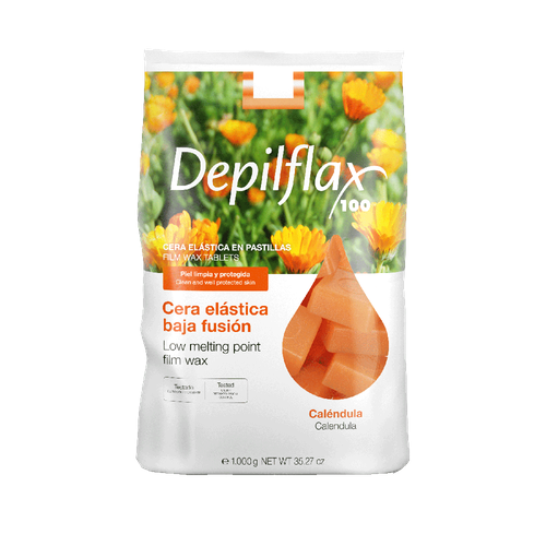 Depilflax Пленочный воск в брикетах для депиляции Календула CALENDULA, 1 кг