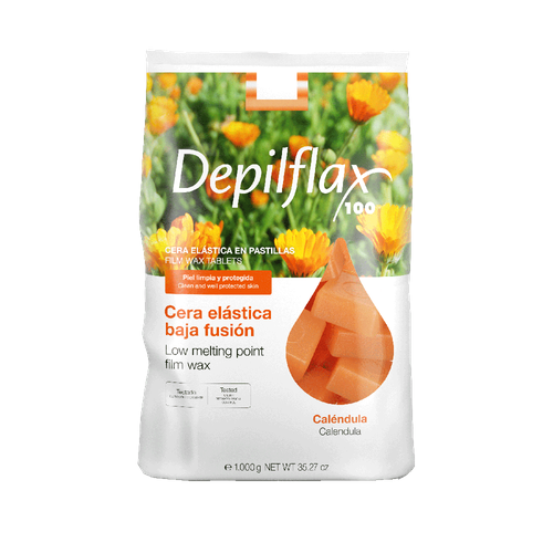 Depilflax Пленочный воск в брикетах для депиляции Календула CALENDULA, 1 кг