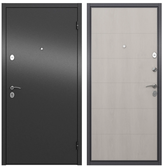 Дверь входная Buldoors для квартиры металлическая Family Eco 960х2050 левый, тепло-шумоизоляция антикоррозийная защита, замки 2-го и 3-го класса, серый - фотография № 1