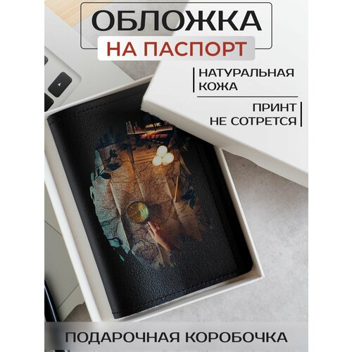 Обложка для путешествий RUSSIAN HandMade, черный