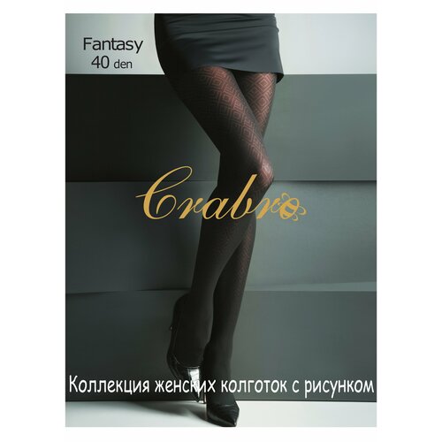 Колготки Crabro, 40 den, размер 3, черный