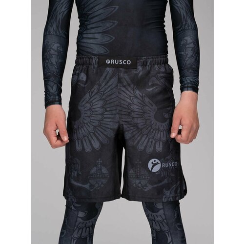 фото Шорты rusco sport, размер 12, черный