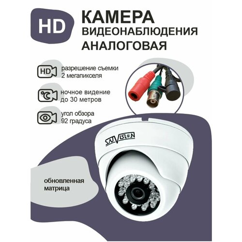 Купольная пластиковая AHD видеокамера 266000₽