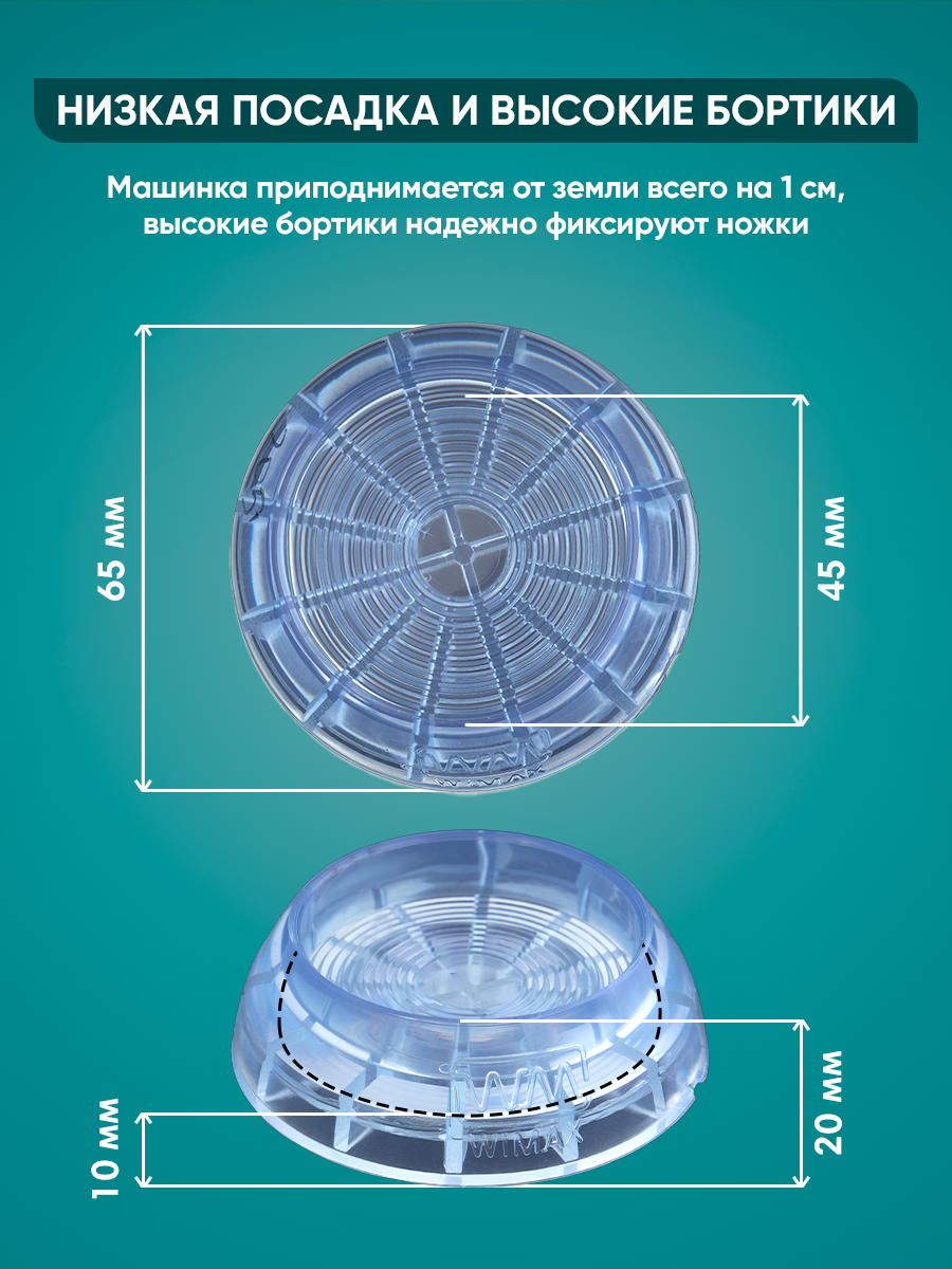 Прозрачные антивибрационные подставки для стиральных машин