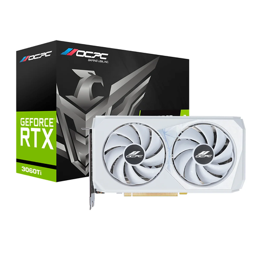 Видеокарта NVIDIA GeForce RTX 3060 Ti 8G ZE WHITE Retail LHR 46350₽