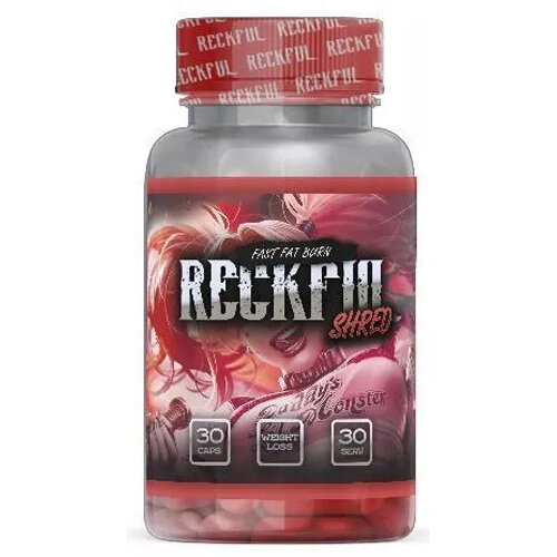 Жиросжигатель Reckful Shred для женщин и мужчин. fat burner, спортивное питание для сушки и контроля веса, 30 капсул