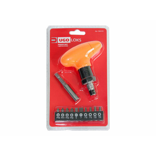 Набор бит с держателем ugo loks 12 предметов 1117₽