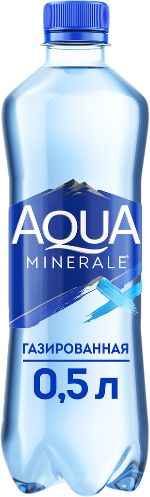 Вода питьевая AQUA MINERALE газированная вода, 0.5л