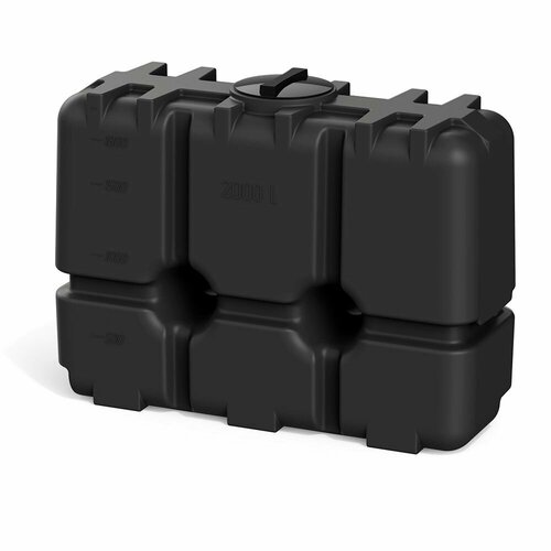 Емкость 2000 литров Polimer Group R 2000 для воды топлива цвет черная 55000₽